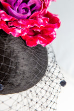 Carica l'immagine nel visualizzatore di Gallery, Bottone Melusin con Rosa e Veletta